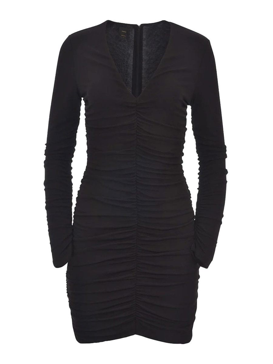 Pinko Robe Au Genou - Noir