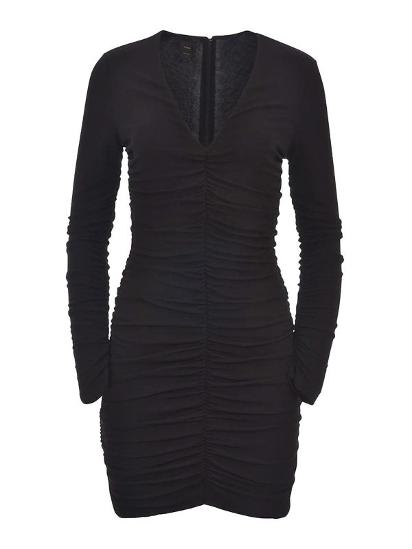 Pinko Robe Au Genou - Noir