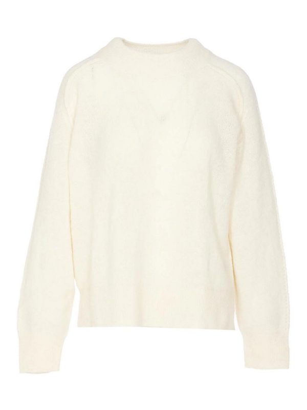 A. P.C. Pull Col Rond - Blanc
