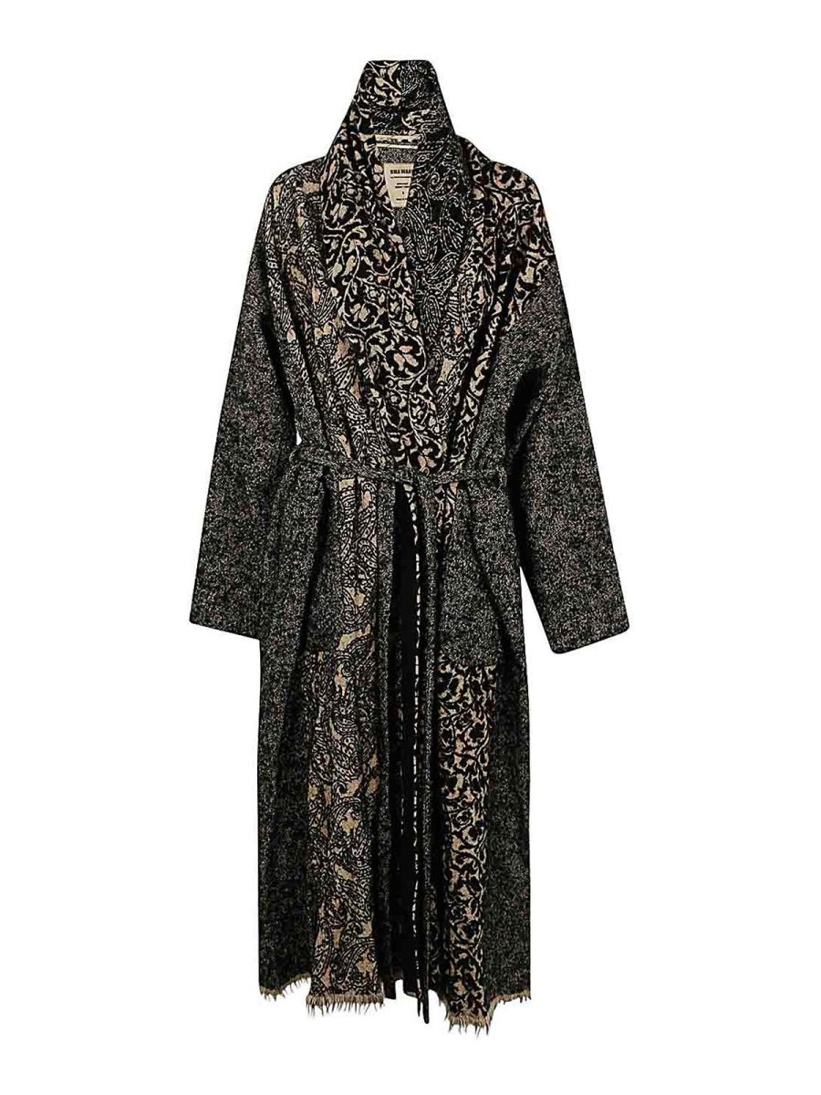 Uma Wang Manteau Court - Noir