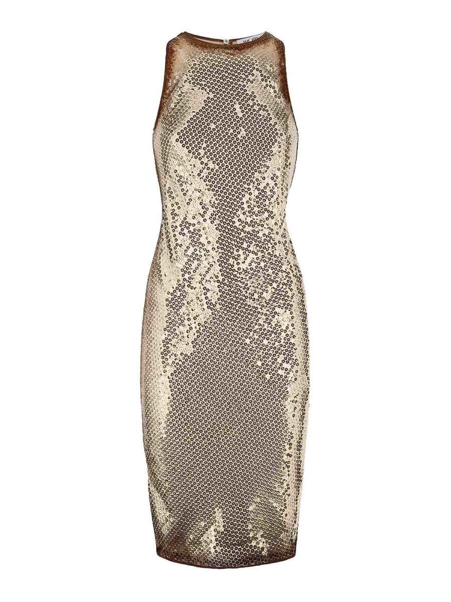 The Attico Robe Courte - Or