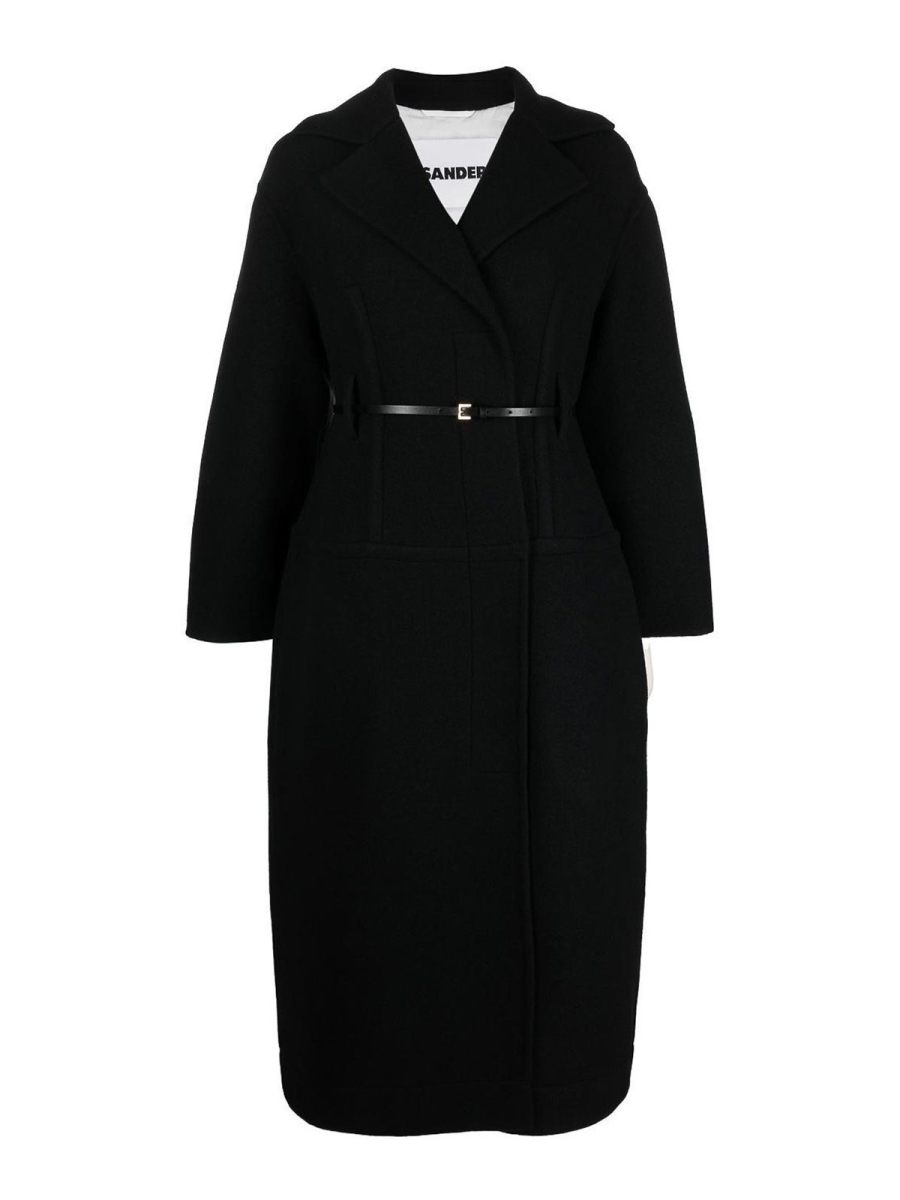 Jil Sander Manteau Court - Noir