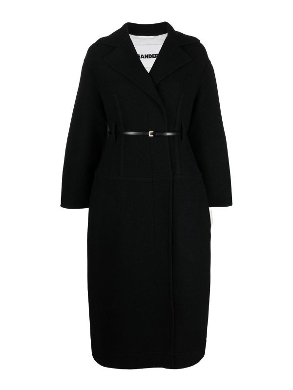 Jil Sander Manteau Court - Noir