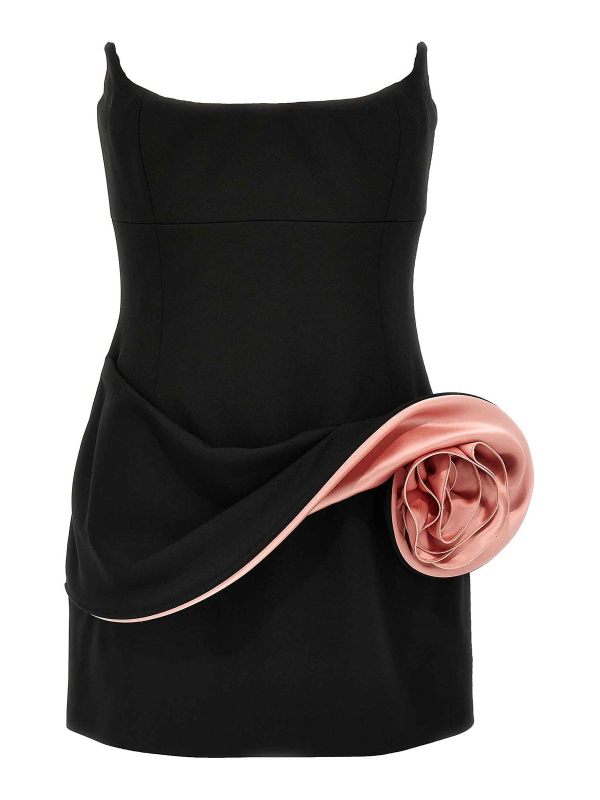 Magda Butrym Robe Au Genou - Noir