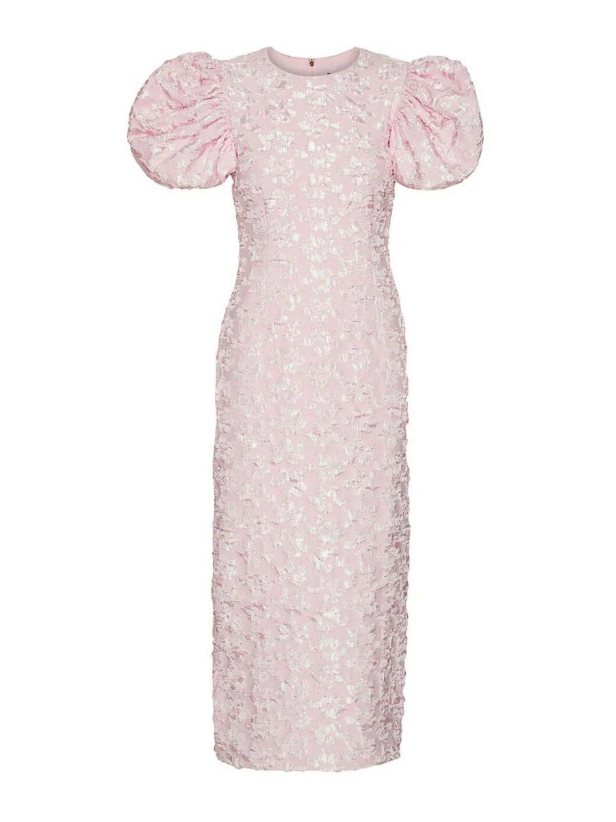 Rotate Birger Christensen Robe Au Genou - Noir