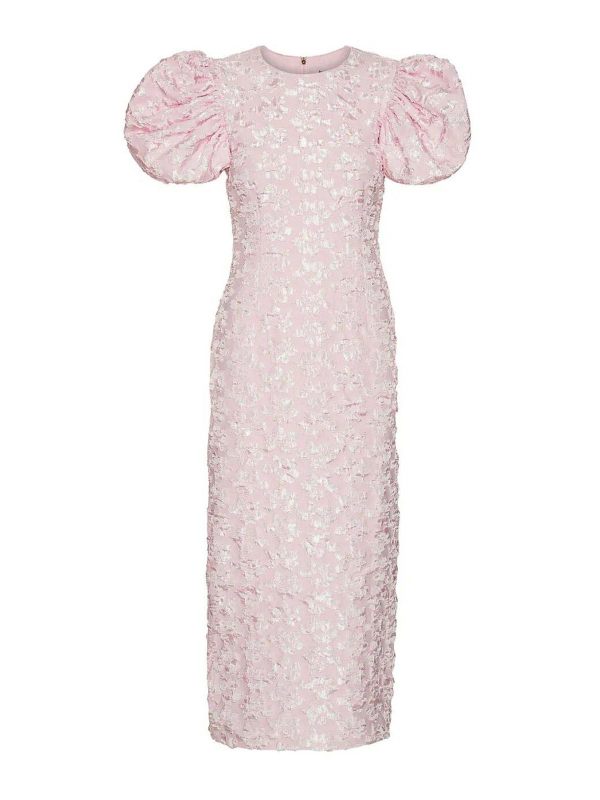 Rotate Birger Christensen Robe Au Genou - Noir