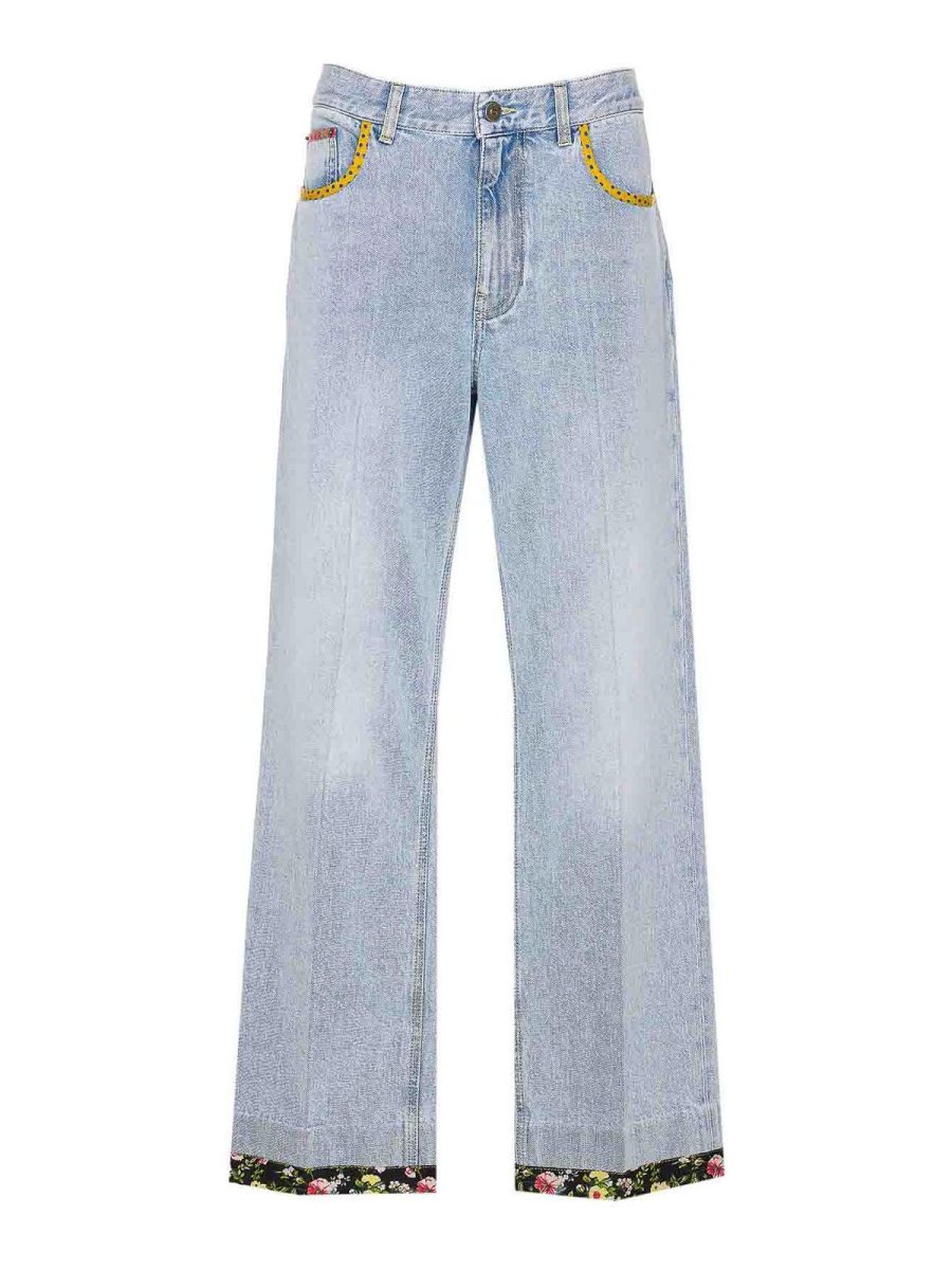 Valentino Garavani Jean Bootcut - Bleu