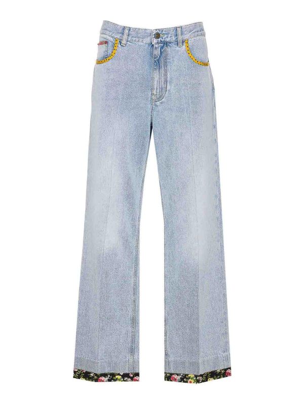 Valentino Garavani Jean Bootcut - Bleu