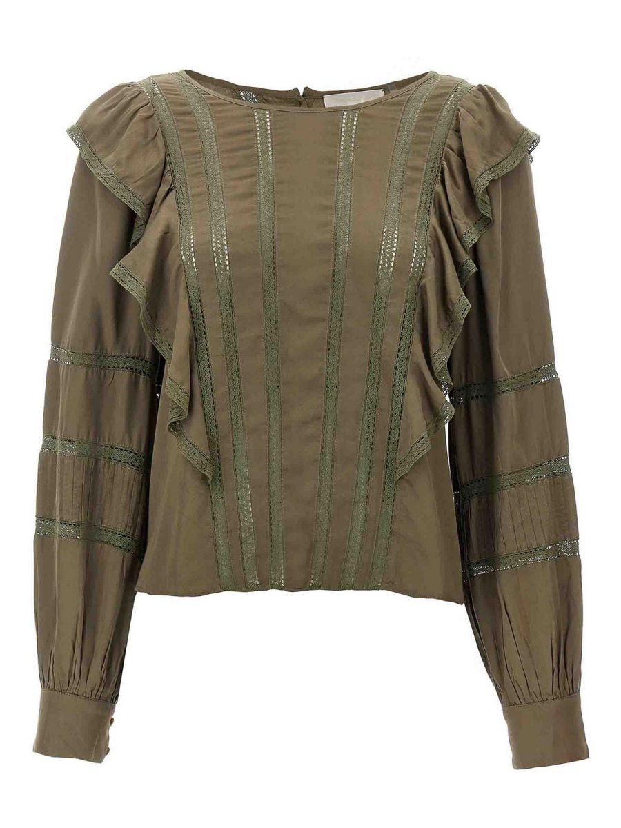 LoveShackFancy Blouse - Vert