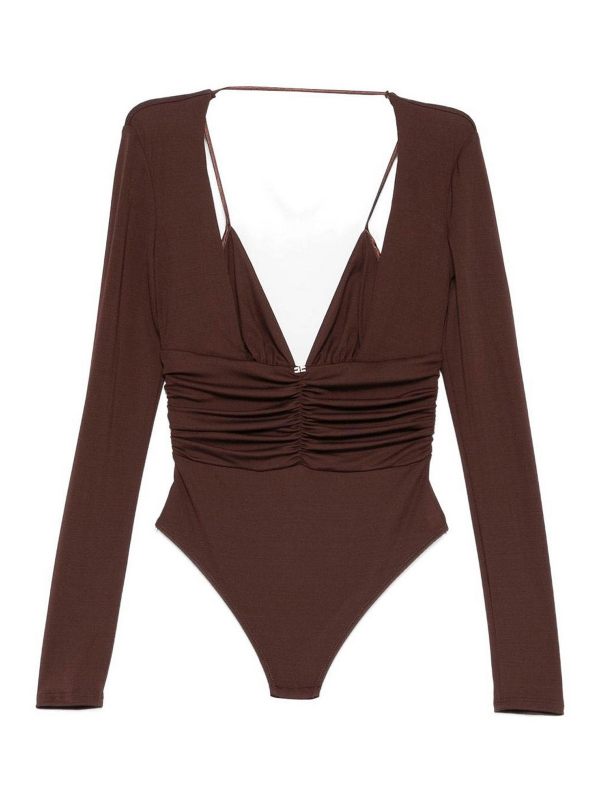 Elisabetta Franchi Top - Marron