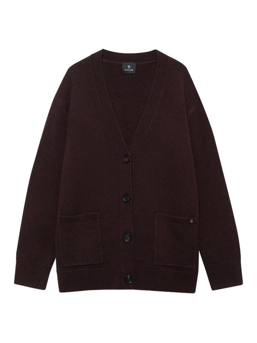 Anine Bing Pull Col Rond - Marron