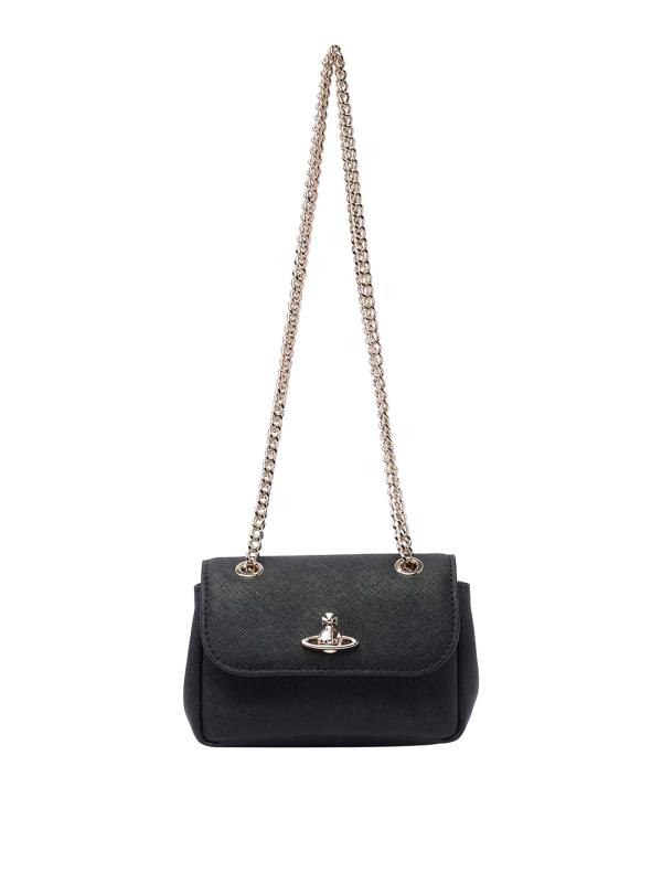 Vivienne Westwood Sac Porté Épaule - Noir