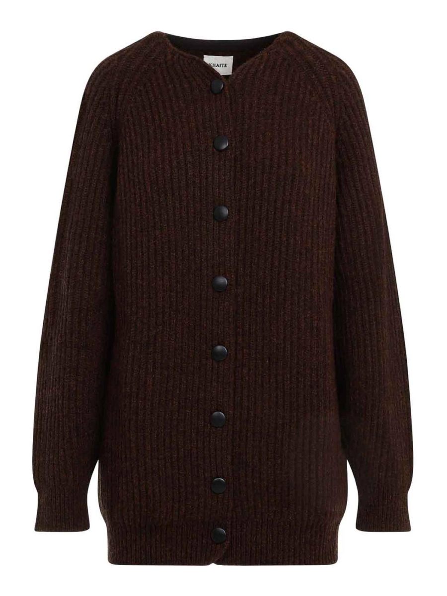 Khaite Cardigan - Marron