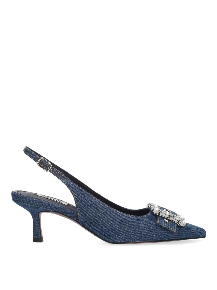 Bibi Lou Chaussures À Talon - Foncé Délavé