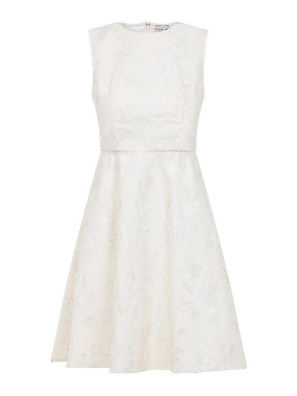 Moncler Robe Au Genou - Beige
