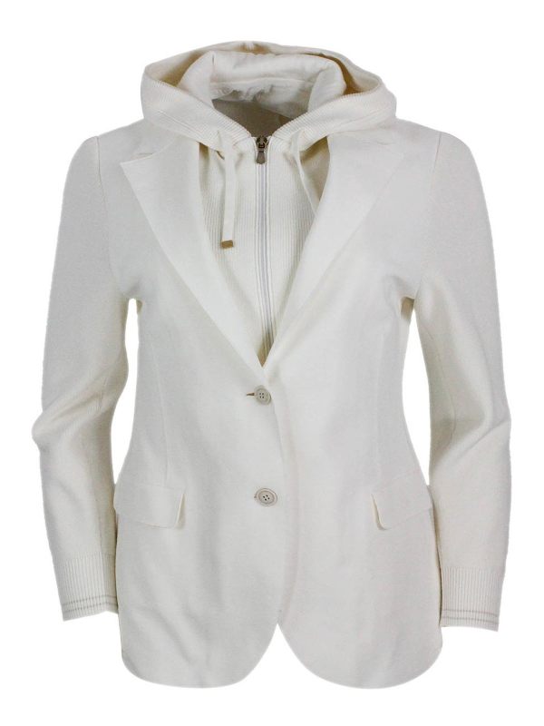 Eleventy Veste Casual - Blanc