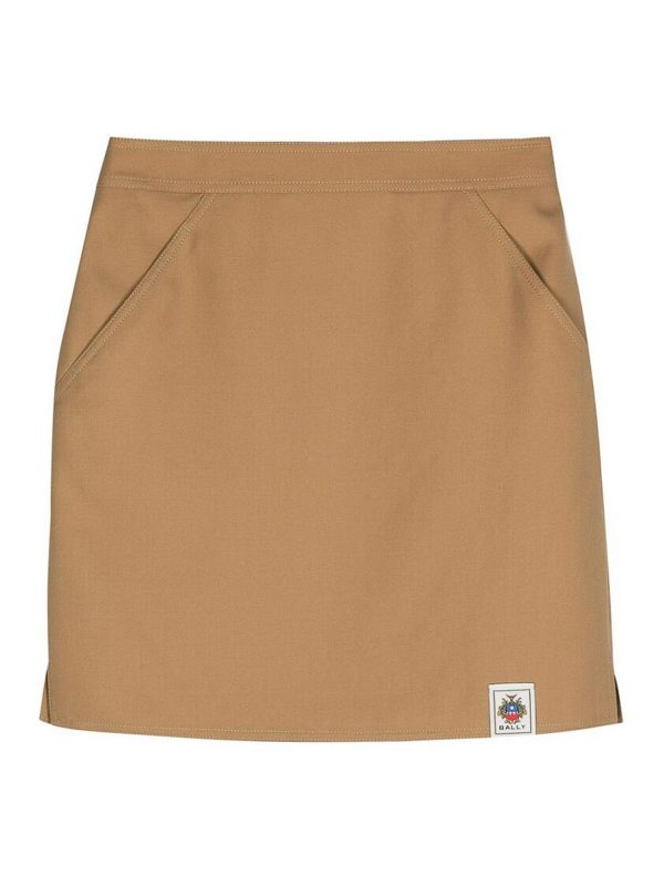 Bally Jupe Midi - Marron