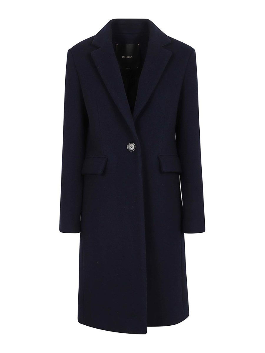 Pinko Manteau Long - Bleu