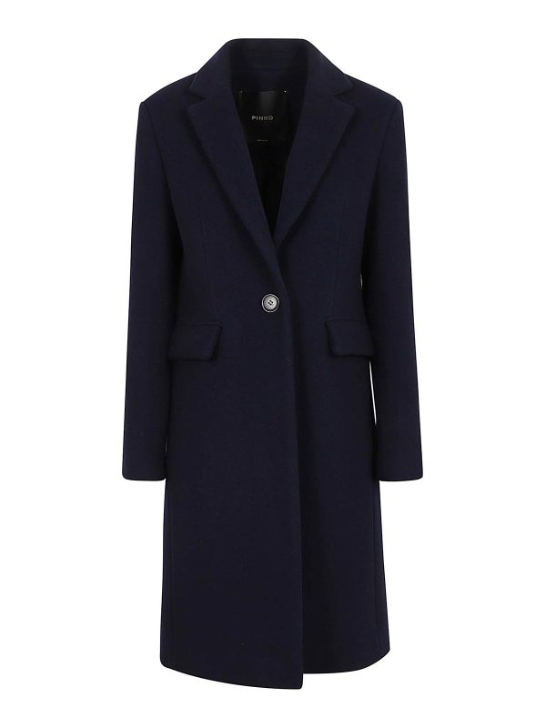 Pinko Manteau Long - Bleu