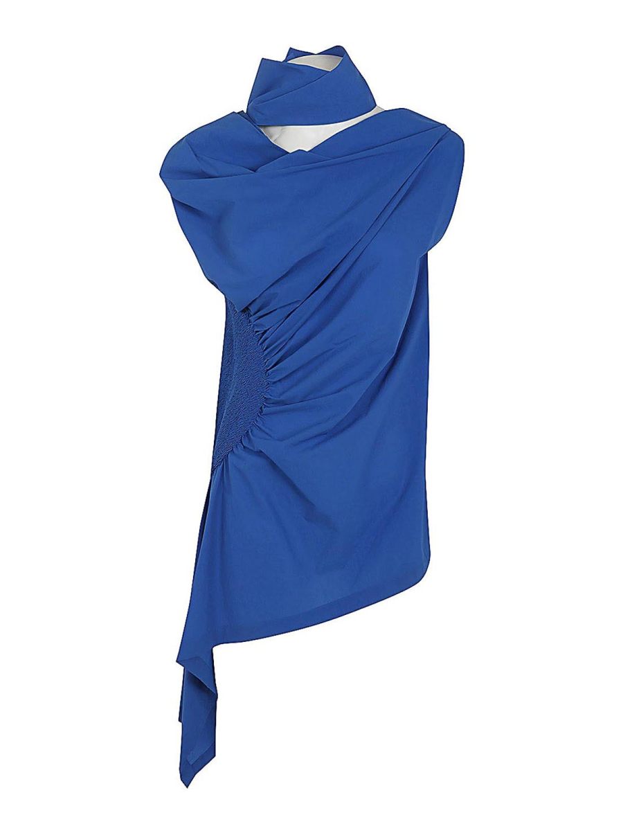 Pleats Please Issey Miyake Chemise - Bleu