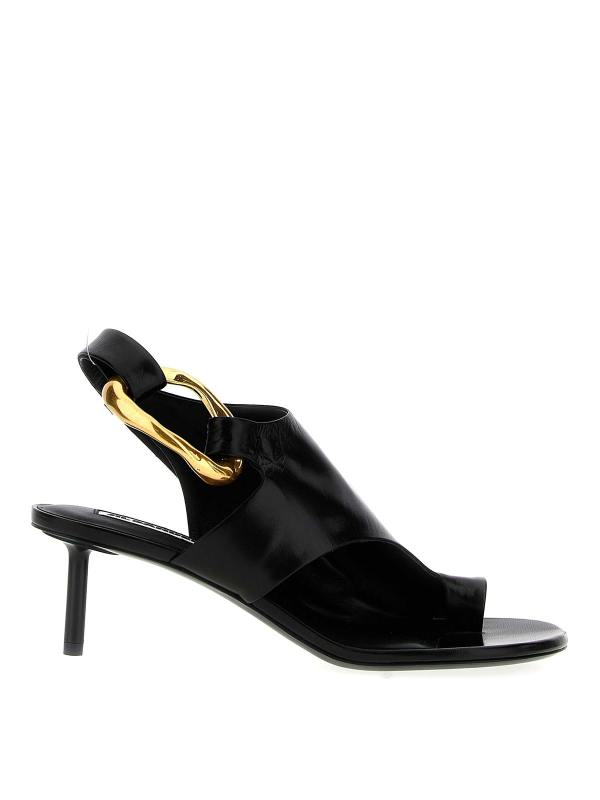Jil Sander Sandales - Noir