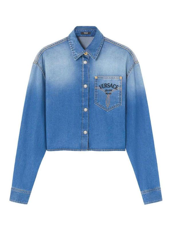 Versace Chemise - Bleu
