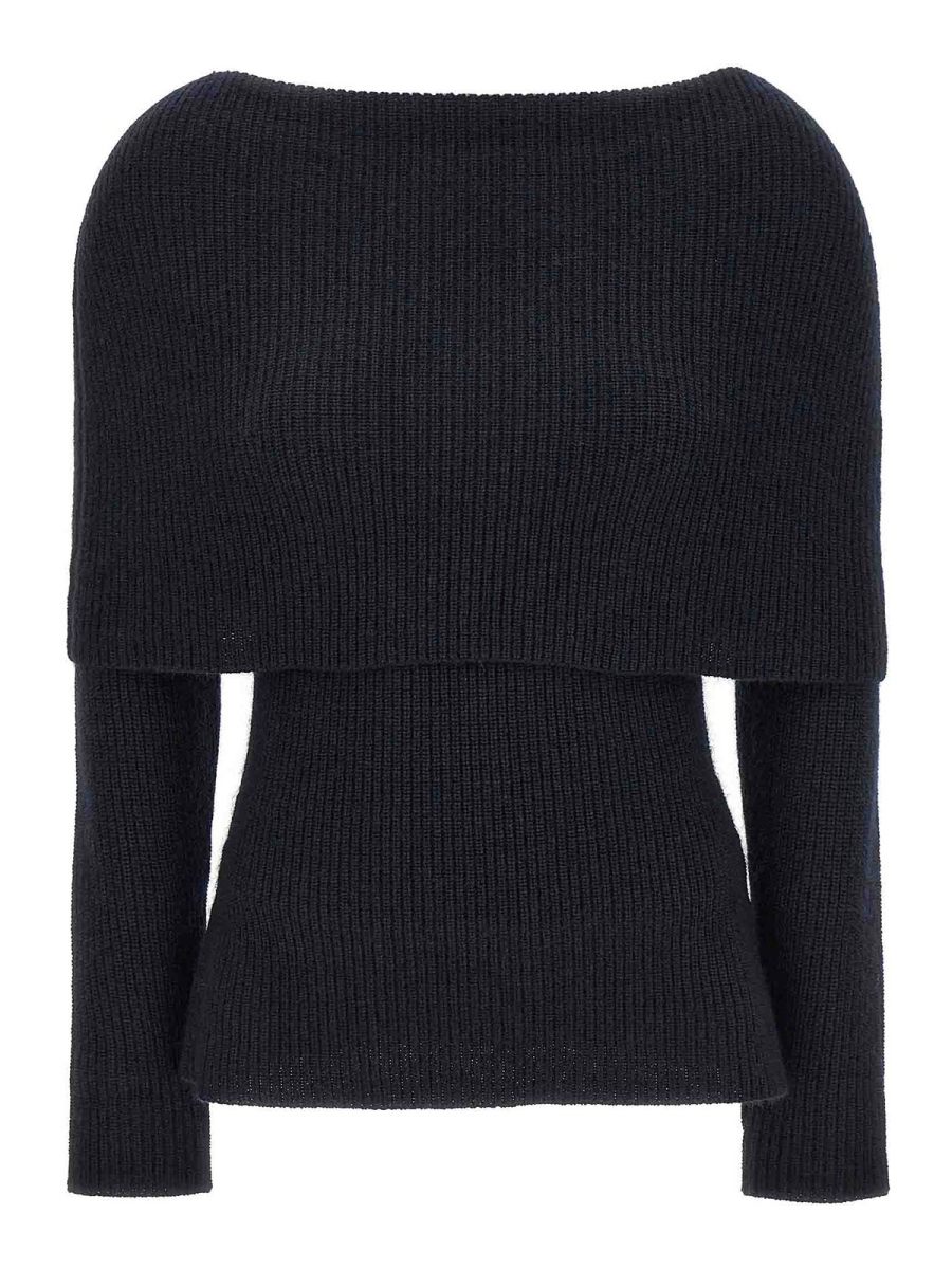 Fabiana Filippi Pull Col Bateau - Bleu