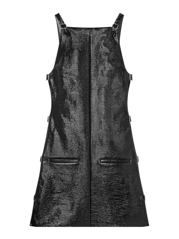 Courreges Robe Au Genou - Noir