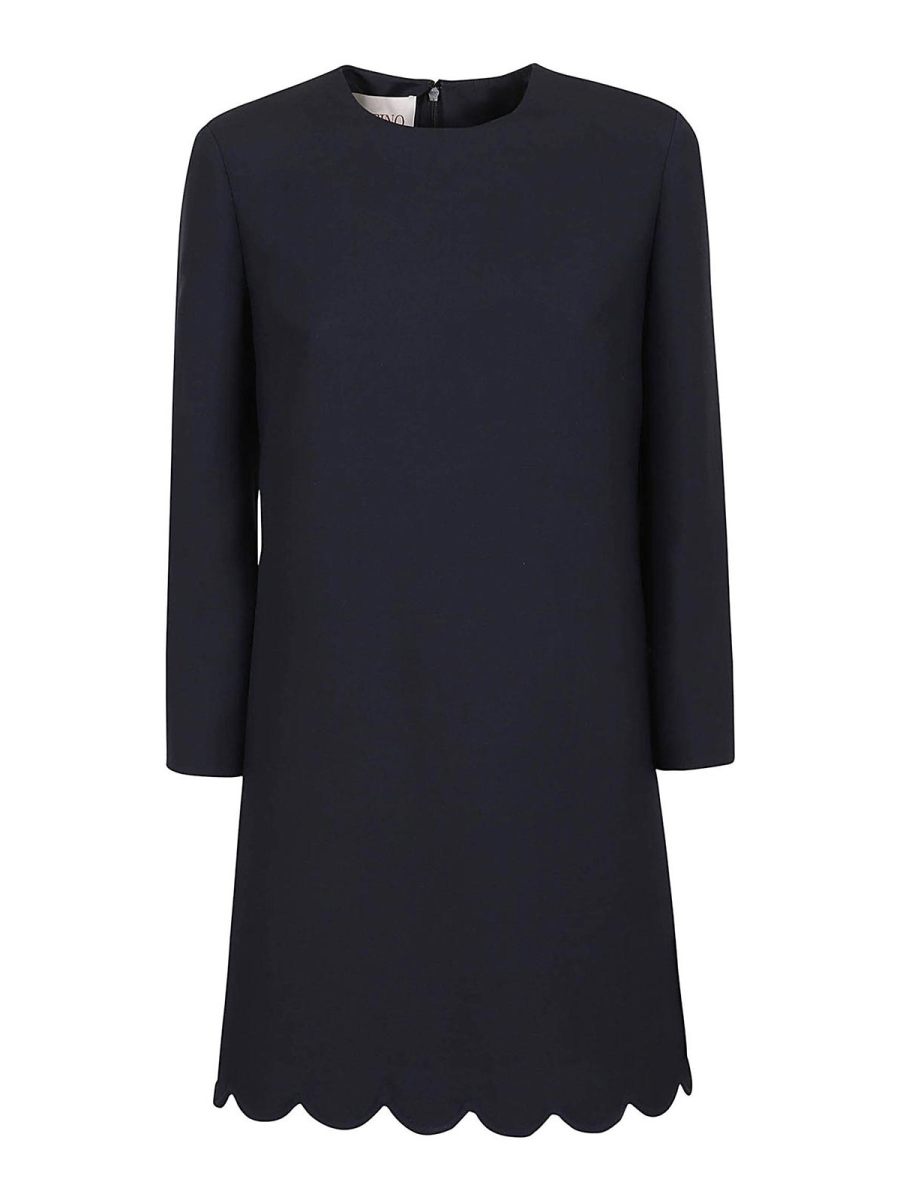 Valentino Garavani Robe Courte - Bleu Foncé