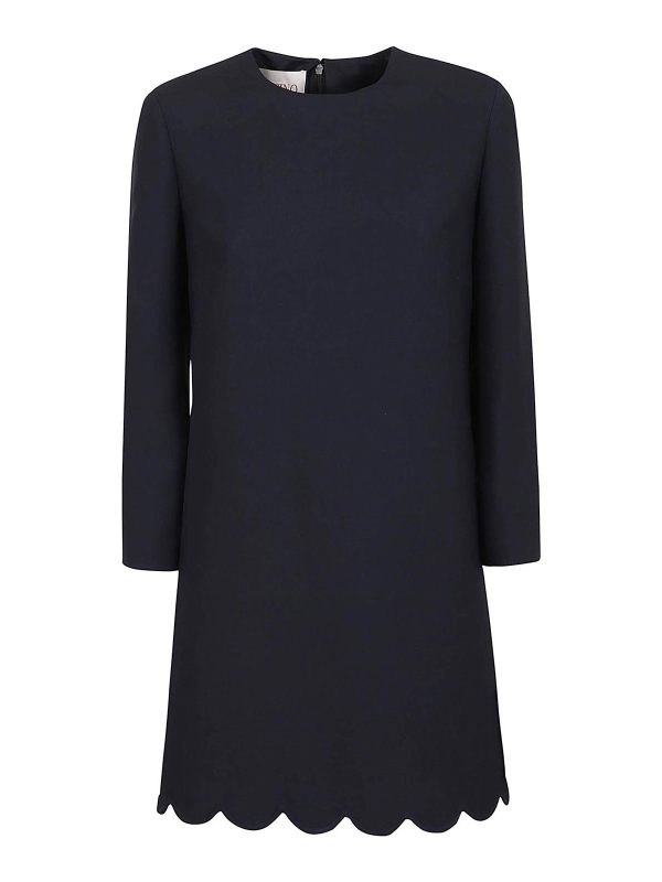 Valentino Garavani Robe Courte - Bleu Foncé