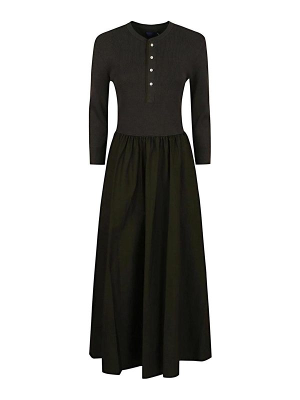 Polo Ralph Lauren Maxi Robe - Vert Foncé