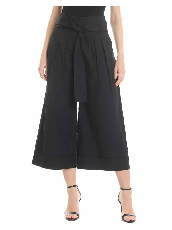 Fuzzi Pantalons Décontractés - Noir