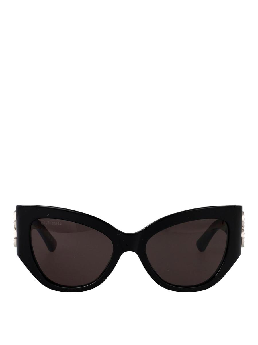Balenciaga Lunettes De Soleil - Noir