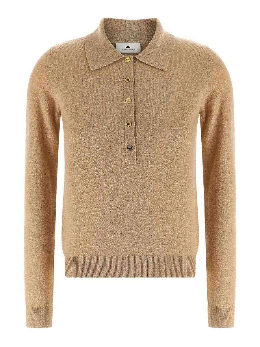 Elisabetta Franchi Polo - Beige