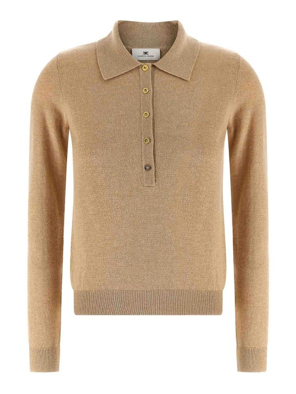Elisabetta Franchi Polo - Beige