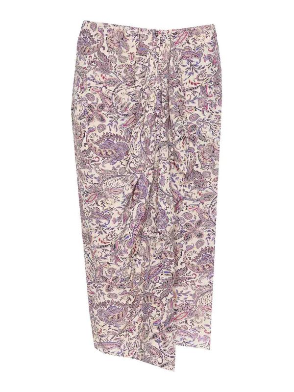 Isabel Marant Etoile Jupe Midi - Violet