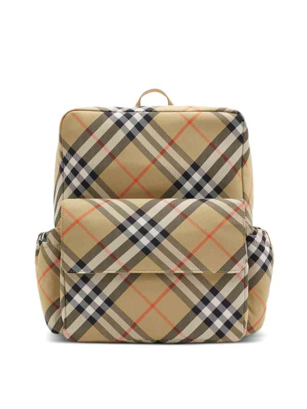 Burberry Sac À Dos - Blanc