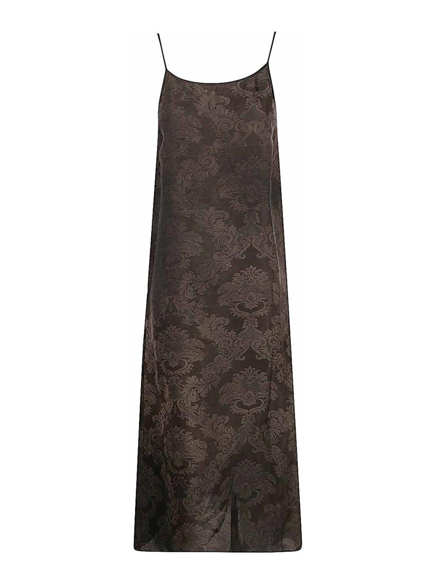 Uma Wang Robe Au Genou - Marron