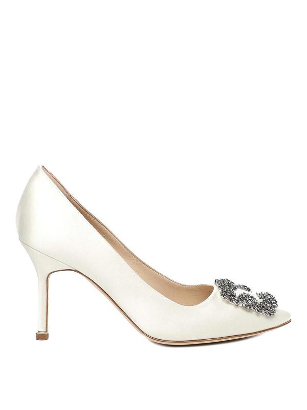 Manolo Blahnik Chaussures À Talon - Blanc