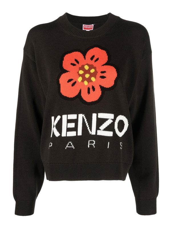 Kenzo Pull Col Rond - Noir