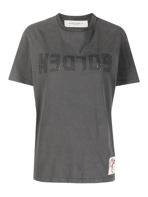 Golden Goose T-Shirt - Gris Foncé