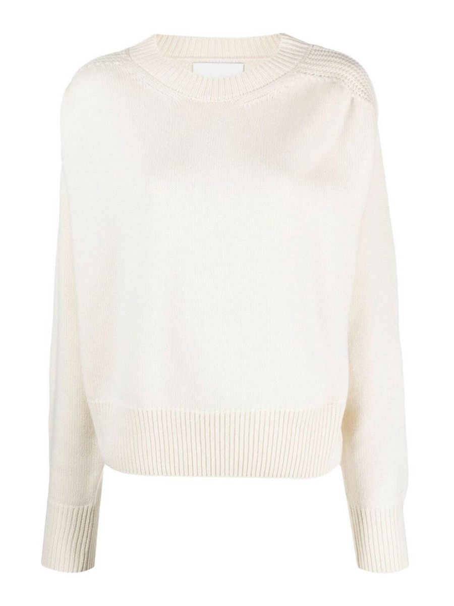 Sa Su Phi Pull Col Rond - Blanc
