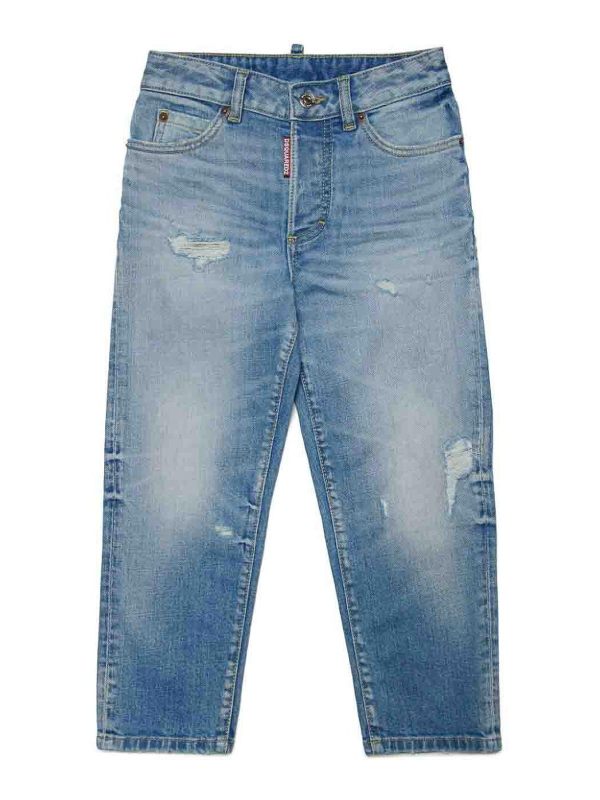 Dsquared2 Jean Bootcut - Bleu