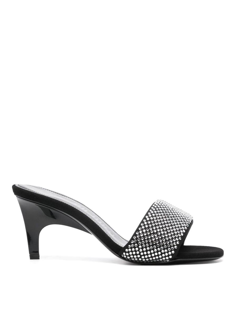 The Attico Mules - Argent