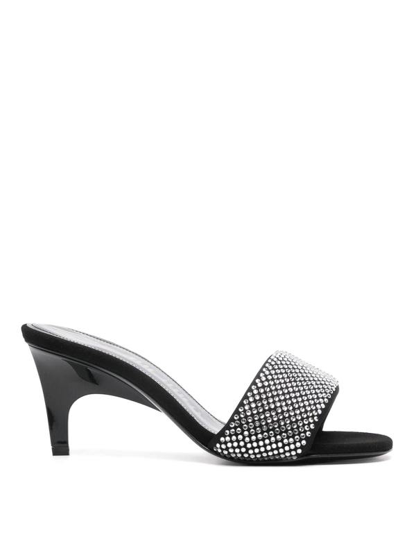 The Attico Mules - Argent