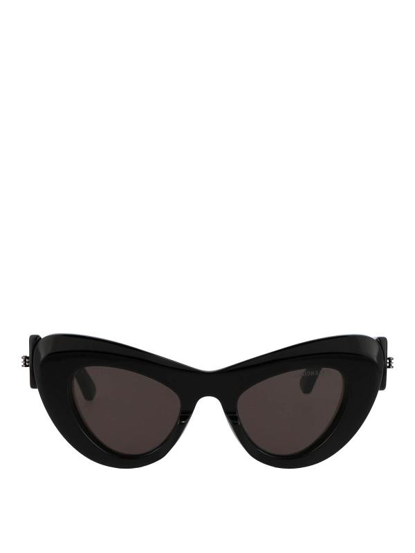Balenciaga Lunettes De Soleil - Noir