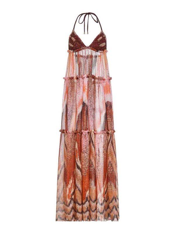 Patbo Maxi Robe - Rouge Brun