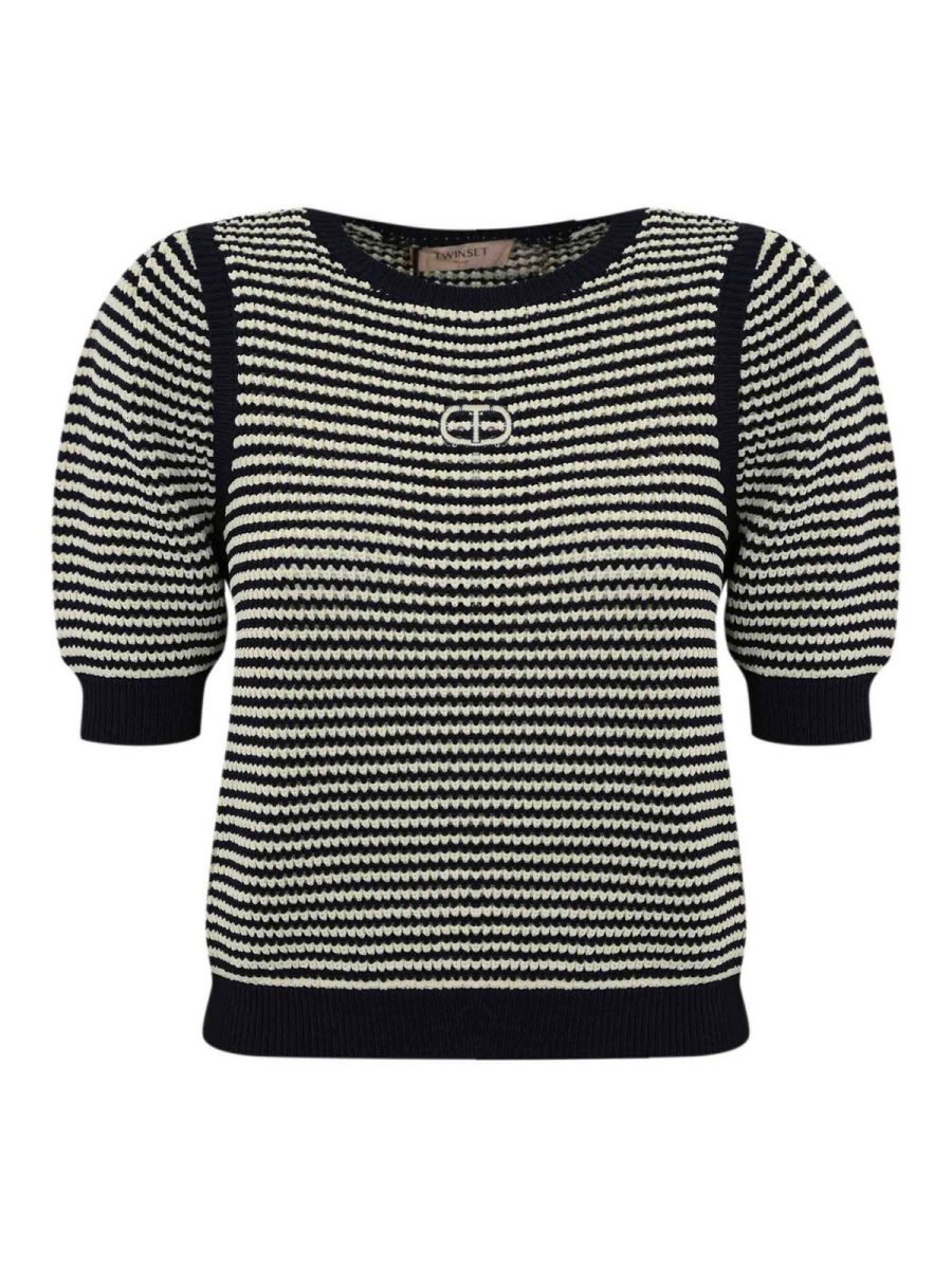 Twinset Pull Col Rond - Noir