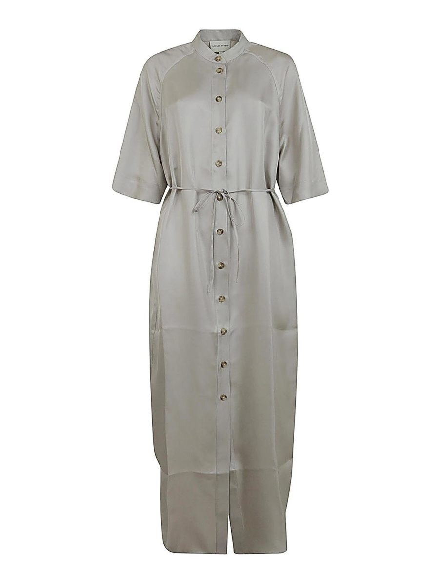 Loulou Studio Robe De Soirée - Gris
