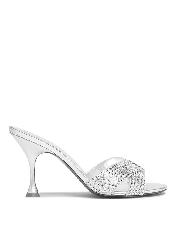 Christian Louboutin Mules - Argent